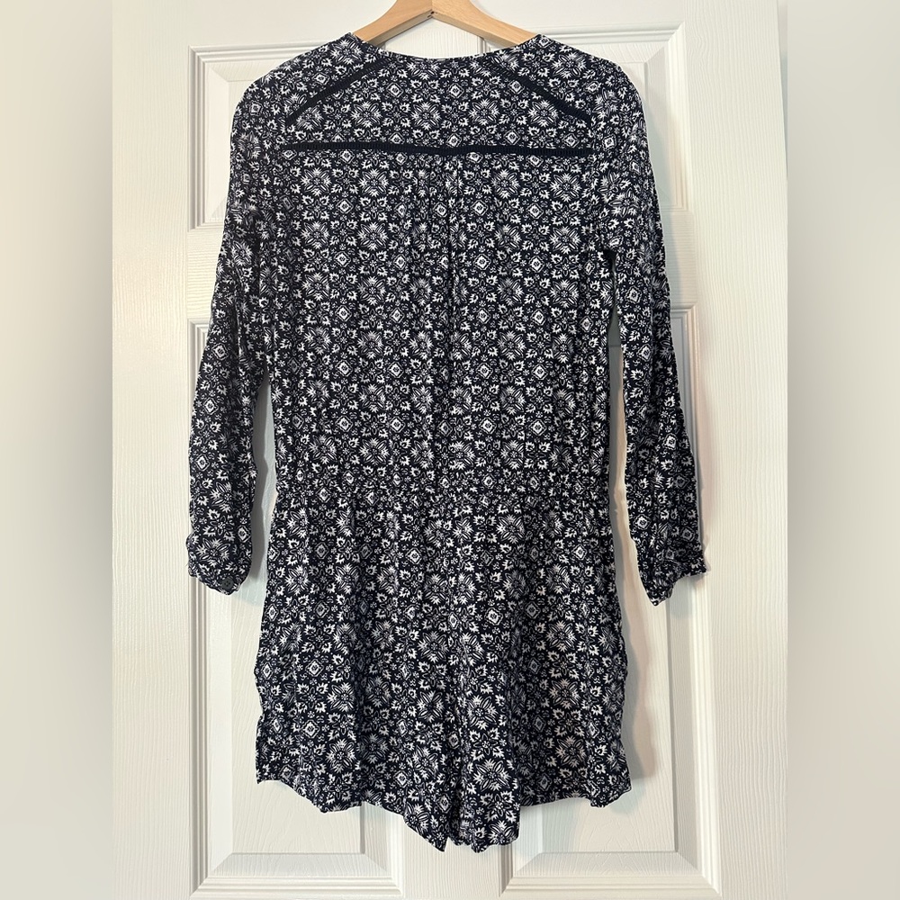GAP long sleeve floral romper